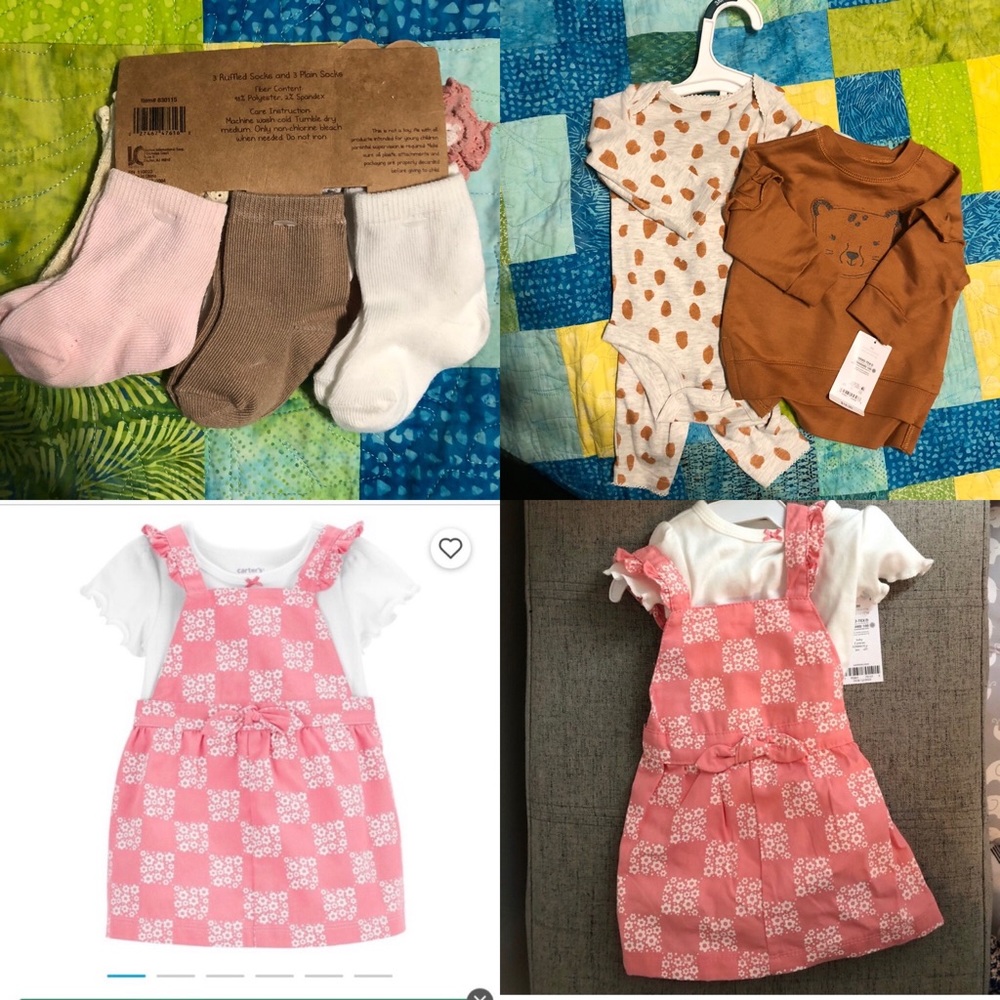 3-6 M Carters Bundle: all NWT